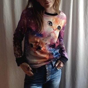 UO Cat Galaxy Pullover
